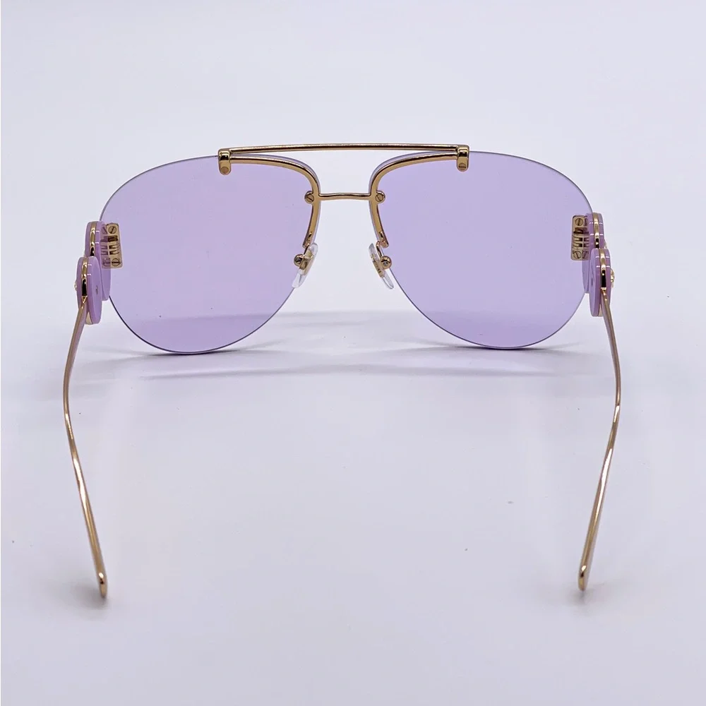 NEW VERSACE VE2250 14871A AVIATOR SUNGLASSES VERSACE MOD 2250 PURPLE_9